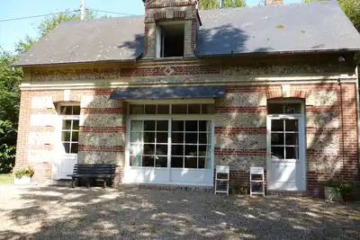 Image de Honfleur, Côte de Grâce, gîte familial avec 2 chambres, jardin privé clôturé