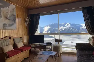 Image de Appartement cosy 2 pièces, 6 pers, balcon sud, Alpe d'Huez, proche remontées mécaniques et commerces