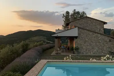 Country house in Umbria with private pool for family holiday or romantic stay