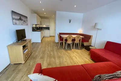 Image de 8 appartement (4p), Mittelberg, Kleinwalsertal, balcon ensoleillé, Wifi