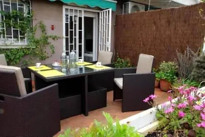 Image de terrasse penthouse dans le centre de Barcelone