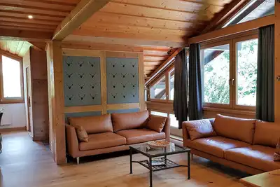 Image de Maison de vacances directement à la remontée mécanique / école de ski + location de ski juste à la porte
