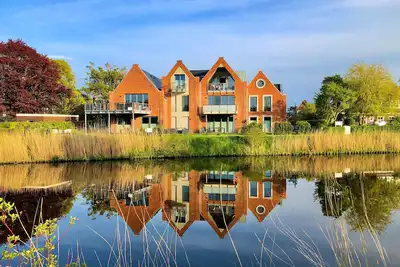 Image de ☼ Penthouse sur la Harle ☼ Belle vie unique directement sur l'eau + sauna, cheminée