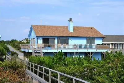 Image de Beach Won: Maison de vacances Obx parfaite, face à l'océan, bain à remous, Pour toute la famille
