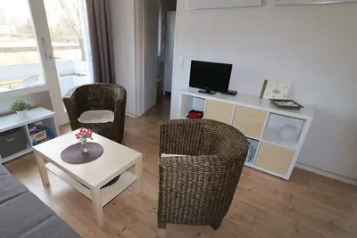 Image de Appartement de vacances modernisé avec vue sur l'idyllique Horum bas depuis le balcon