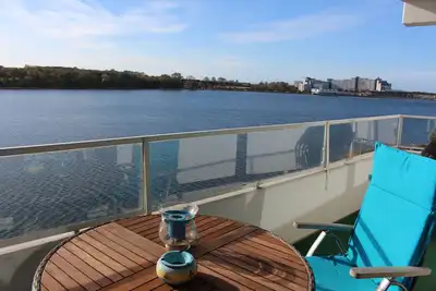 Image de Des vacances de rêve! Super vue! Balcon sud, chaise de plage, vélos & WiFi