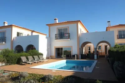 Image de Villa avec piscine en bord de mer sur le golf de Praia del Rey