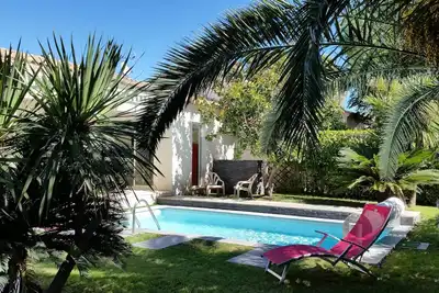 Image de Maison avec piscine de plain pied Ă Lattes proche de la mer