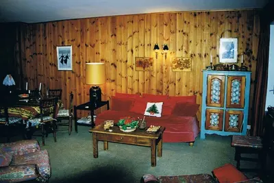 Image de Megève: appartement 6 personnes proche téléphérique Rochebrune. Parking.