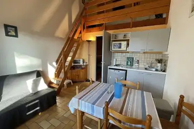 Image de Studio mezzanine avec jardinet et piscine à Saint-Jean-de-Monts, 4 couchages