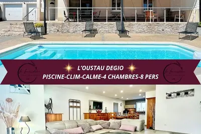 Image de Villa \"L'Oustau Degio\" - Piscine, Clim, Calme, 4 chambres, 6 lits, 2 SdB, 8 pers