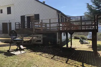 Image de Ferme Vosgienne, terrasse 5 chambres, terrain pétanque, garage moto