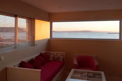 Image de Appartement vue mer face à la plage de Morgat 2/4 personnes, avec garage