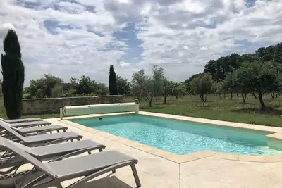 Image de Le bon Louis, mas en campagne piscine privée entre Vaison la romaine et Grignan