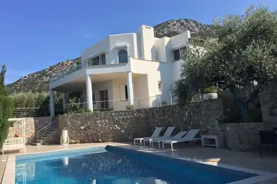 Image de outstanding sea view from high standing villa with private pool (8 persons)
