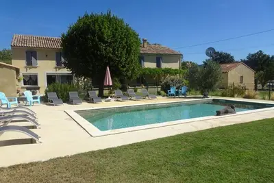Image de Mas Provençal avec vue sur le Géant de Provence