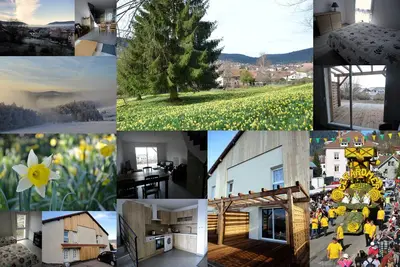 Image de appartement terrasse neuf au calme très proche centre ville, 4 à 6 personnes.