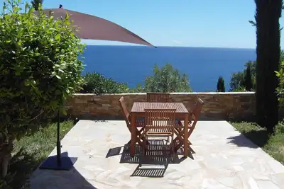 Image de Rental in Miomo, Cap Corse, garden, swimming pool and superb sea view
