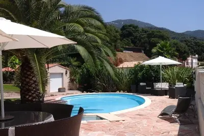 Image de Corse, studio indépendant, Piscine et jardin privé, région Ajaccio
