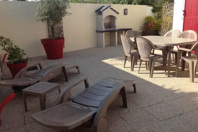 Image de Maison dans résidence privée avec piscine et vélos, à 20 min à pied de la plage