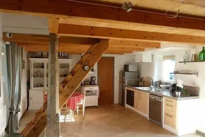 Image de ancienne maison Belleiloise entierement restaurée au bord de mer