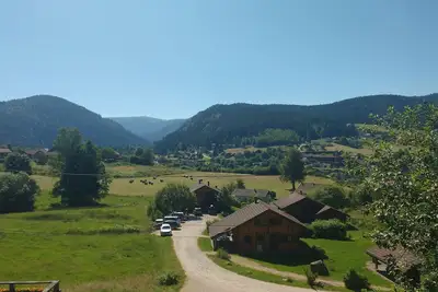 Image de Chalet avec très belle vue, calme pres de Gerardmer, Wifi, Babyfoot, sauna