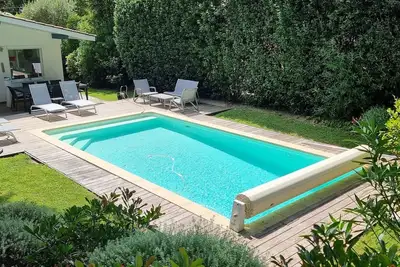 Image de Villa Arcachon piscine chauffée 500 m plage Pereire - 12 pers - 5 Ch