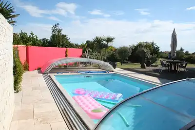Image de Appartement de plein-pieds 3 * pour 4 personnes avec piscine chauffée couverte