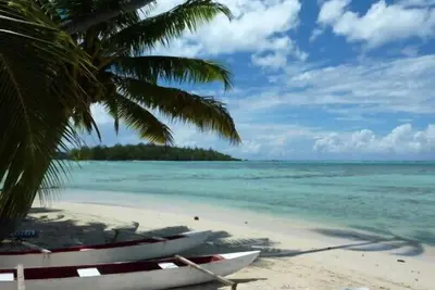 Image de Belle petite maison toute équipée, plus belle plage de l'île face aux motus