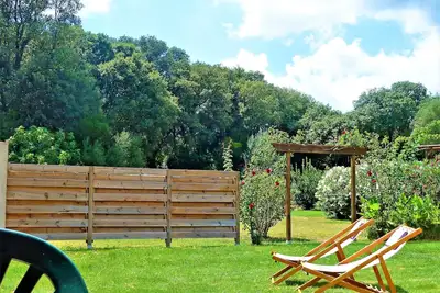 Image de T2 villa les oliviers calme avec jardin, climatisation, wifi et barbecue