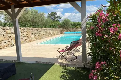 Image de Maison Cosy au calme piscine privée, Sud Ardèche, Vue exceptionnelle