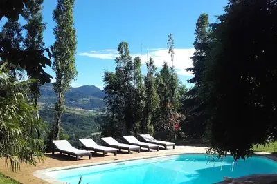 Image de Maison en pleine nature, piscine chauffée, spa extérieur avec vue imprenable
