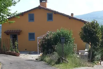 Image de Appartement dans colonica se trouvant en Toscane au milieu des oliviers.