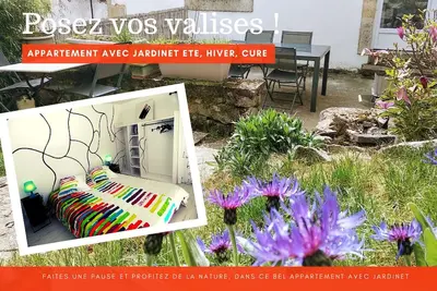 Image de ♥ Appart indépendant sur jardinet - Draps inclus. Forfait Curistes