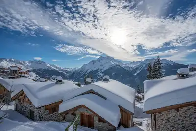 Image de Chalet l'Esquirol (partie Hermine) - Skis aux pieds, vue panoramique, en station