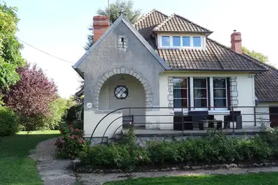 Image de Le Mas Maison face à la Loire, dans un jardin clos, à Muides Sur Loire
