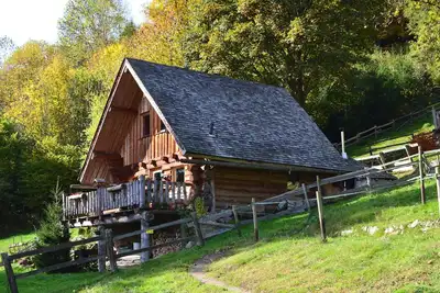 Image de Le chalet du bucheron entièrement en rondins