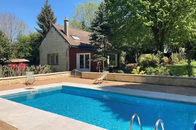 Image de Superbe maison de campagne avec piscine chauffée de mai à octobre