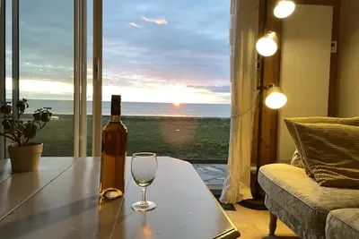 Image de Villa en front de mer à Hauteville sur mer. Côte Ouest du Cotentin