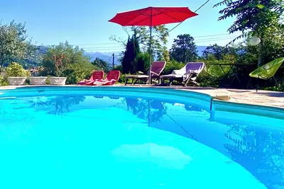 Image de Rez de villa de charme piscine privée à la propriété entre Nice et Antibes Zen