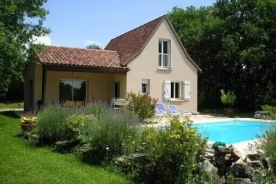 Image de Villa 6-8 pers avec piscine  dans le village médiéval de Loubressac