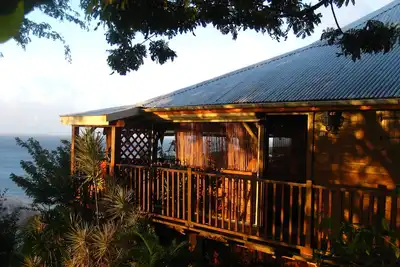 Villa de charme 2/6 pers. , vue mer imprenable, douceur des Alizés, nature
