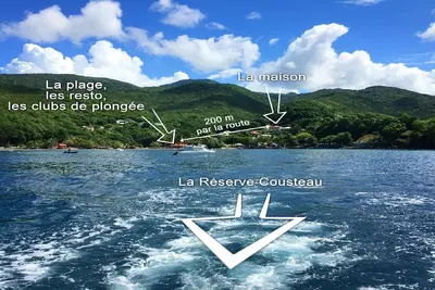 Location Face à la Réserve Cousteau