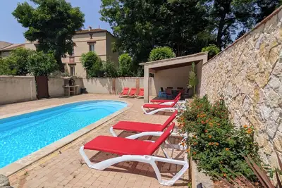 Image de Maison de maître, 4 chambres, 4 salle d'eau, jardin, piscine, pétanque