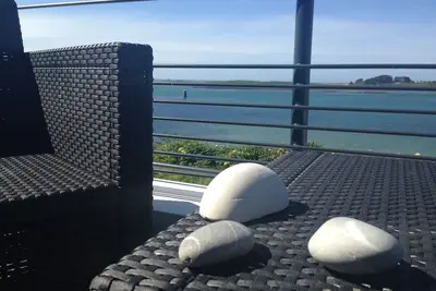 Image de Maison et terrasse vue sur mer à l’Aber Wrac’h