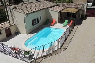Image de Gîte Victorine climatisé pour 4 personnes avec piscine
