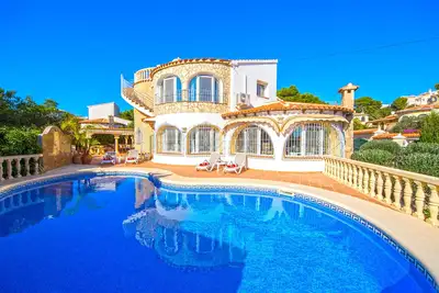 Image de Villa à Javea avec piscine et vue sur mer exceptionnelle