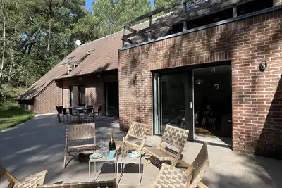 Image de Grande Villa design en forêt du Touquet pour un séjour familial ou entre amis!