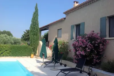 Image de Charming quiet villa near Ventoux and Barroux, swimming pool, breathtaking view