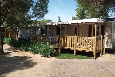 Mobile Home<br> 6/8 person at Mar Estang campsite n ° 34